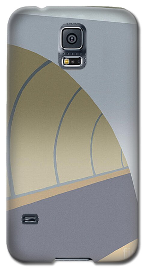 Urban Galaxy S5 Case featuring the painting Bike tunnel by Henry Manning