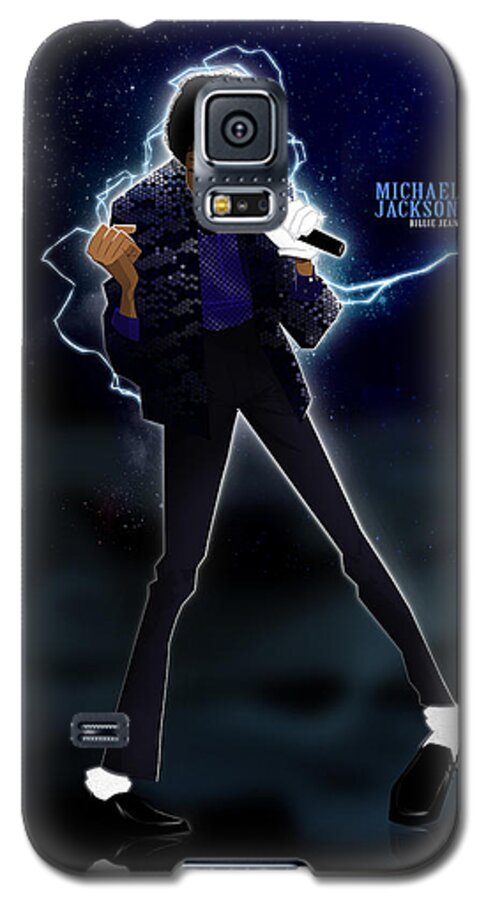Micheal Jackson Galaxy S5 Case featuring the digital art Billie Jean by Nelson Dedos Garcia