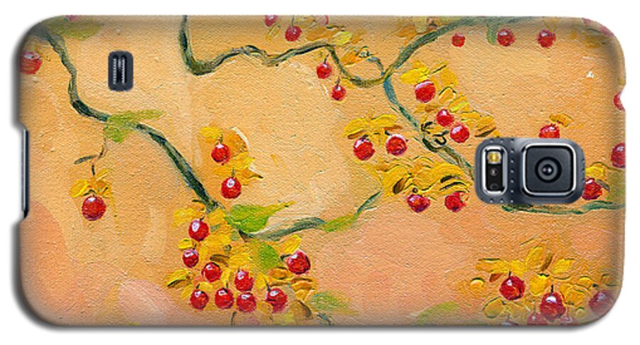 Bittersweets Galaxy S5 Case featuring the painting Bittersweets by Katherine Miller