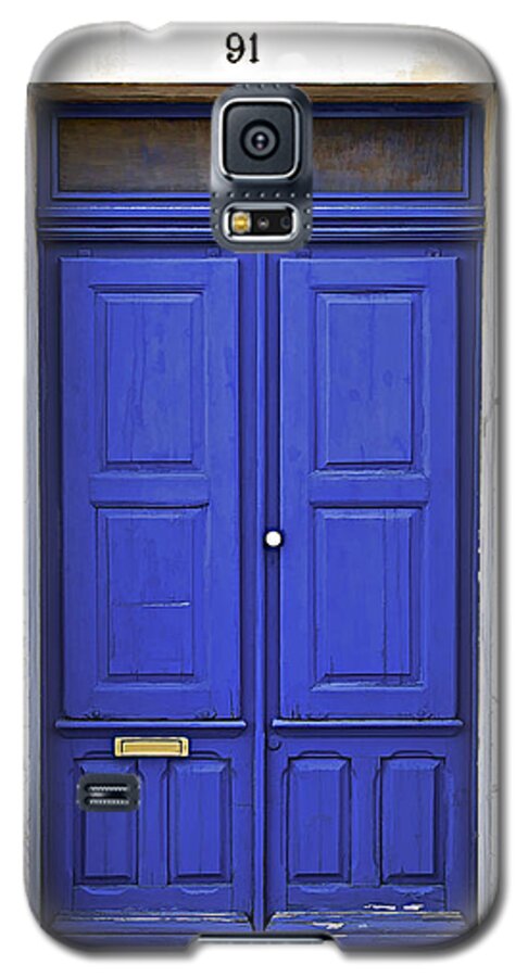 Blue Galaxy S5 Case featuring the photograph Blue Door of Estremoz by David Letts