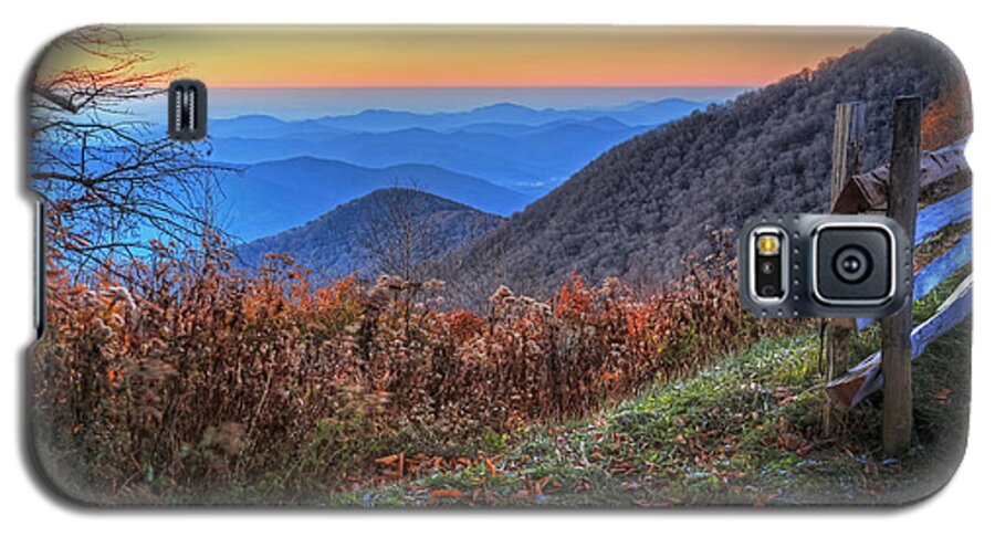 Blue Ridge Mountains Galaxy S5 Case featuring the photograph Blue Ridge Sunrise by Jaki Miller