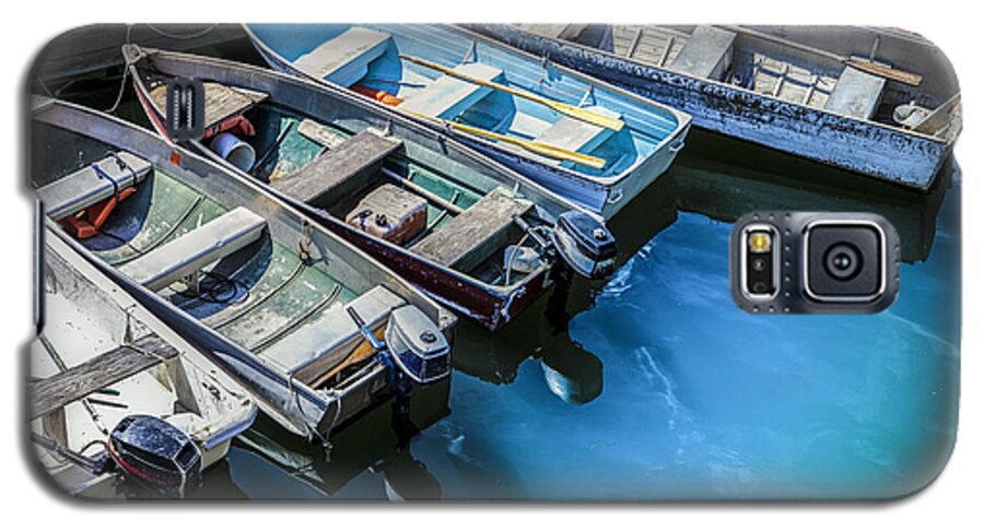 Boats Galaxy S5 Case featuring the photograph Boats at Bar Harbor Maine by Diane Diederich