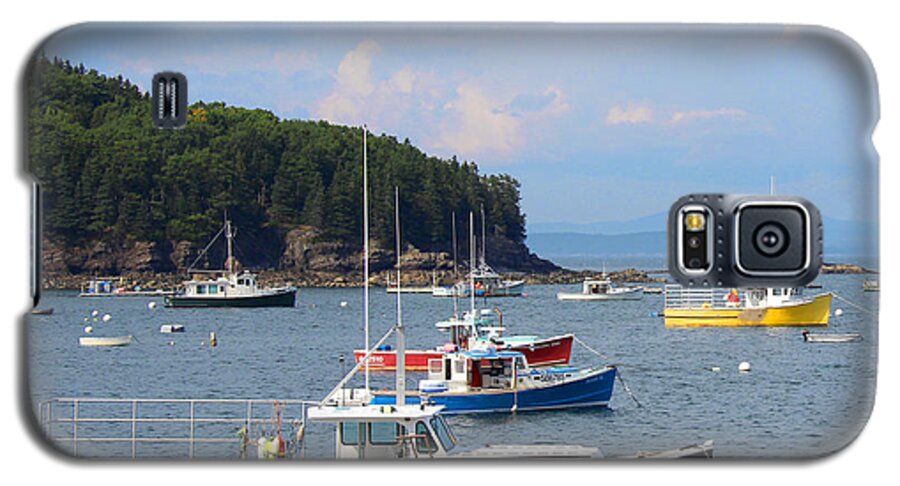 Landscape Galaxy S5 Case featuring the photograph Boats in Bar Harbor by Jemmy Archer