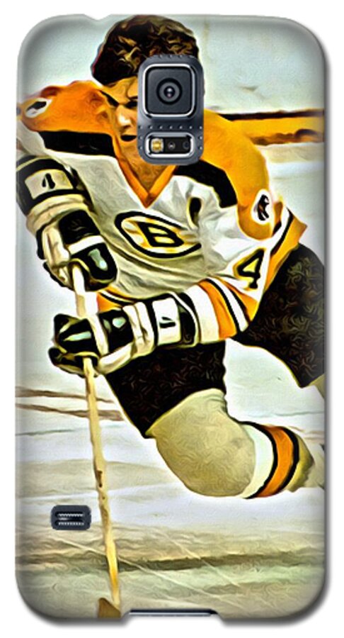 Bobby Orr Galaxy S5 Case featuring the painting Bobby Orr by Florian Rodarte