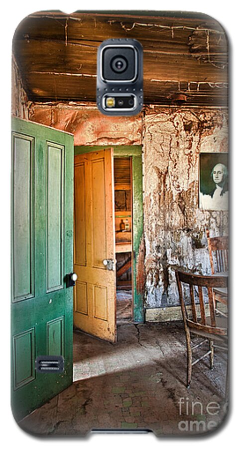 Bodie Galaxy S5 Case featuring the photograph Bodie Doors by Alice Cahill