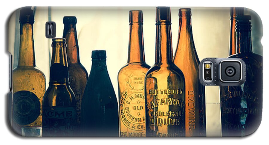 Antique Bottles Galaxy S5 Case featuring the photograph Bodies Bottles by Jim Snyder