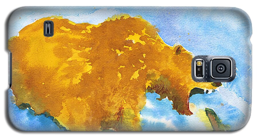 Wildlife Galaxy S5 Case featuring the painting Bon Appetit by Walt Brodis