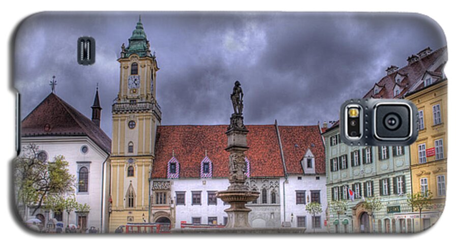 Bratislava Galaxy S5 Case featuring the photograph Bratislava Old Town Hall by Juli Scalzi