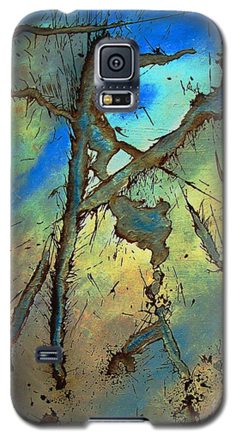 Oil Painting Galaxy S5 Case featuring the painting Brillig by Stuart Engel