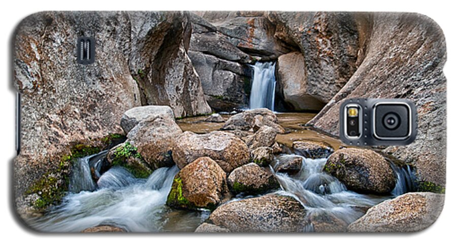 Waterfall Galaxy S5 Case featuring the photograph Buttermilks Waterfall by Cat Connor