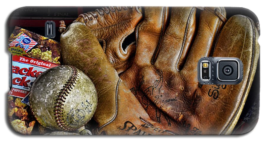 Baseball Galaxy S5 Case featuring the photograph Buy Me Some Peanuts and Cracker Jacks by Ken Smith
