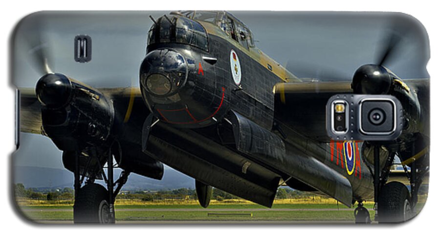 Lancaster Galaxy S5 Case featuring the photograph Canadian Avro Lancaster Bomber by Martyn Arnold