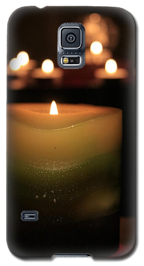 Candles Galaxy S5 Case featuring the photograph Candle Light by Sue Leonard