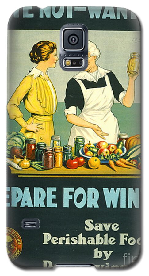 Canning Foods 1914 Galaxy S5 Case featuring the photograph Canning Foods 1914 by Padre Art