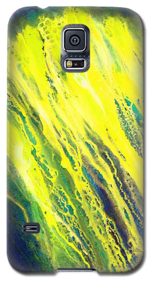 Abstract Galaxy S5 Case featuring the painting Canopus by Lynda Hoffman-Snodgrass