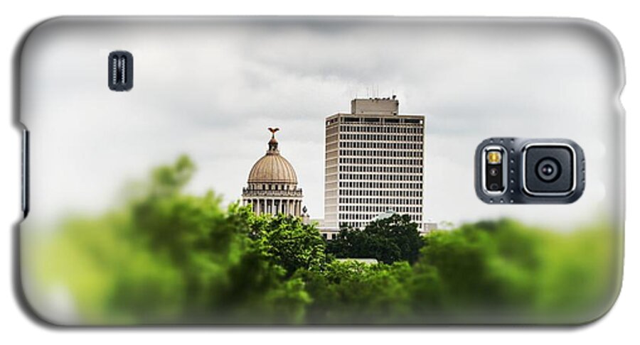 Capitol Galaxy S5 Case featuring the photograph Capitol Dome and Sillers Buildign by Jim Albritton