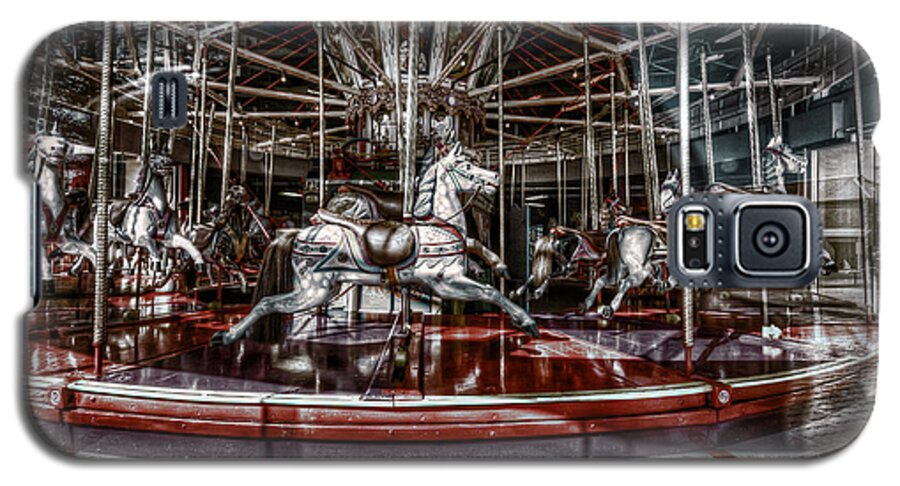 Carousel Galaxy S5 Case featuring the photograph Carousel by Wayne Sherriff