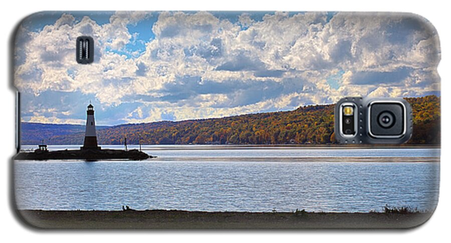 Taughannock Galaxy S5 Case featuring the photograph Cayuga Lake In Colorful Fall Ithaca New York III by Paul Ge