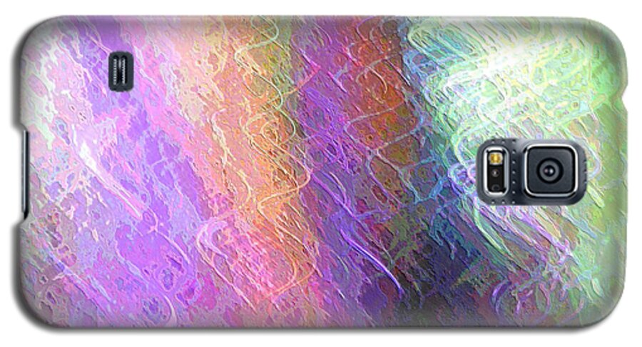 Celeritas Galaxy S5 Case featuring the mixed media Celeritas 61 by Leigh Eldred