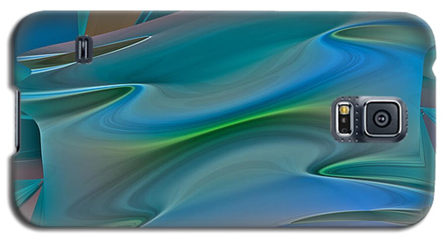 Abstract Galaxy S5 Case featuring the digital art Changing Expectations by Judi Suni Hall