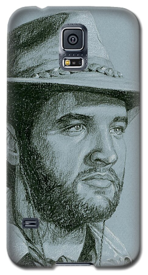 Elvis Galaxy S5 Case featuring the drawing Charro by Rob De Vries