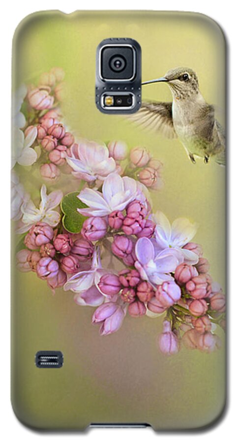 Jai Johnson Galaxy S5 Case featuring the photograph Chasing Lilacs by Jai Johnson