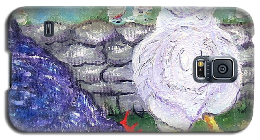 Chicken Galaxy S5 Case featuring the photograph Chicken Neighbors by Natalie Rotman Cote