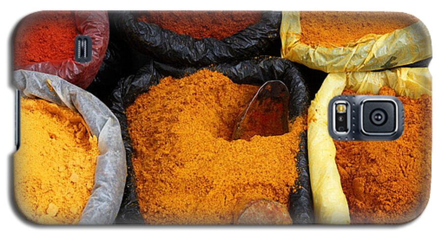 Spices Galaxy S5 Case featuring the photograph Chilli powders 1 by James Brunker