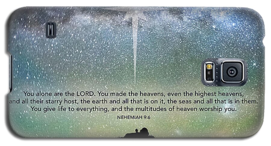 Christian Galaxy S5 Case featuring the digital art Highest Heavens by Kathryn McBride
