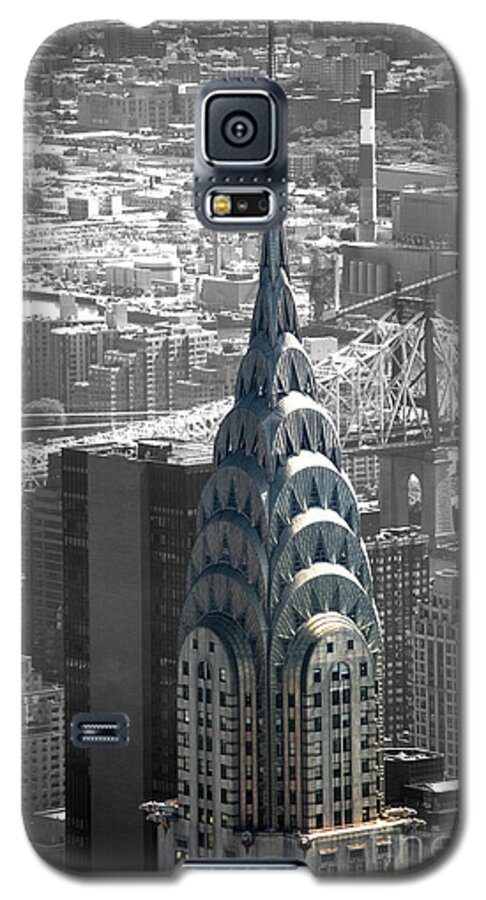 Chrysler Building Galaxy S5 Case featuring the photograph Chrysler Building by Angela DeFrias