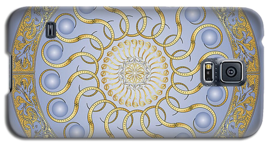 Mandala Galaxy S5 Case featuring the digital art Circularity No. 1448 by Alan Bennington