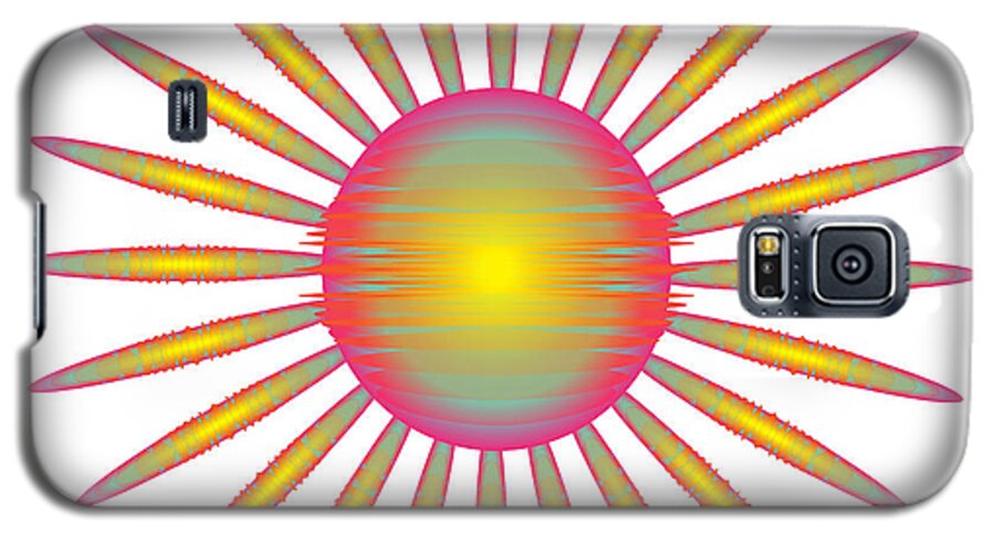 Mandala Digital Art Galaxy S5 Case featuring the digital art Circularity No. 46 by Alan Bennington
