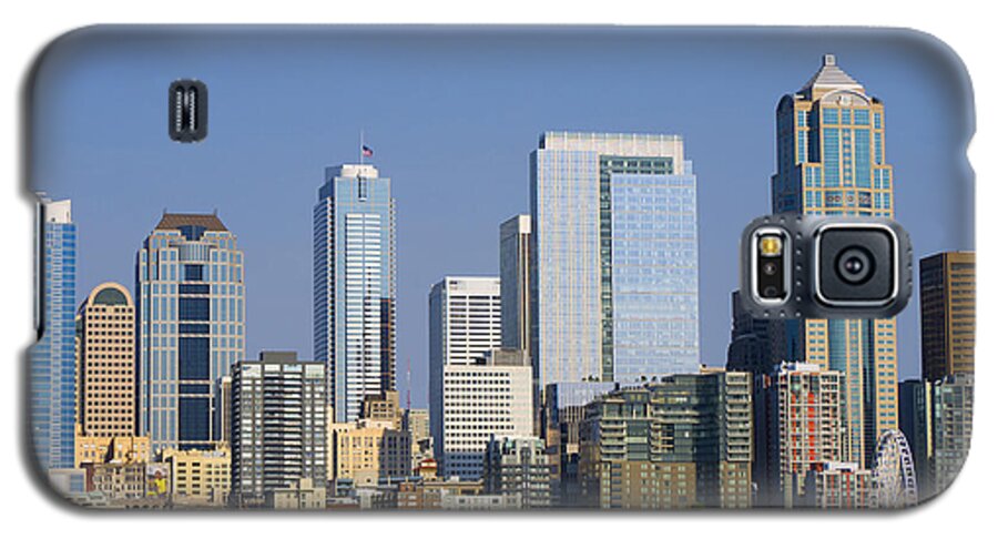 Seattle Galaxy S5 Case featuring the photograph Cityscape of Seattle by Brenda Kean