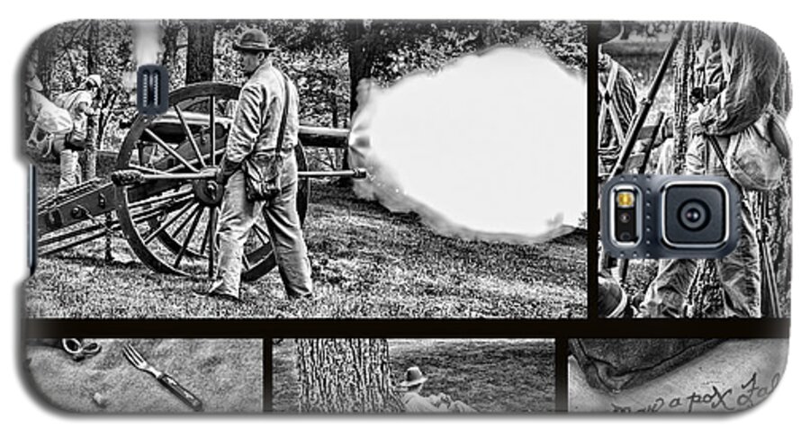 Civil War Galaxy S5 Case featuring the photograph Civil War Collage by Geraldine DeBoer