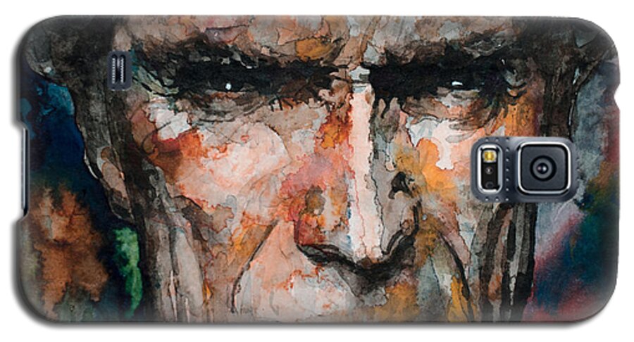 Clint Eastwood Galaxy S5 Case featuring the painting Clint Eastwood by Laur Iduc