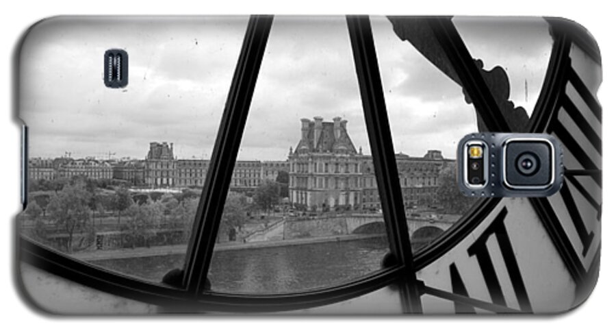 Seine River Galaxy S5 Case featuring the photograph Clock at Musee d'Orsay by Chevy Fleet