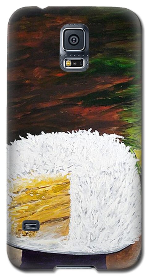 Coconut Galaxy S5 Case featuring the painting Coconut Cake by Randolph Gatling