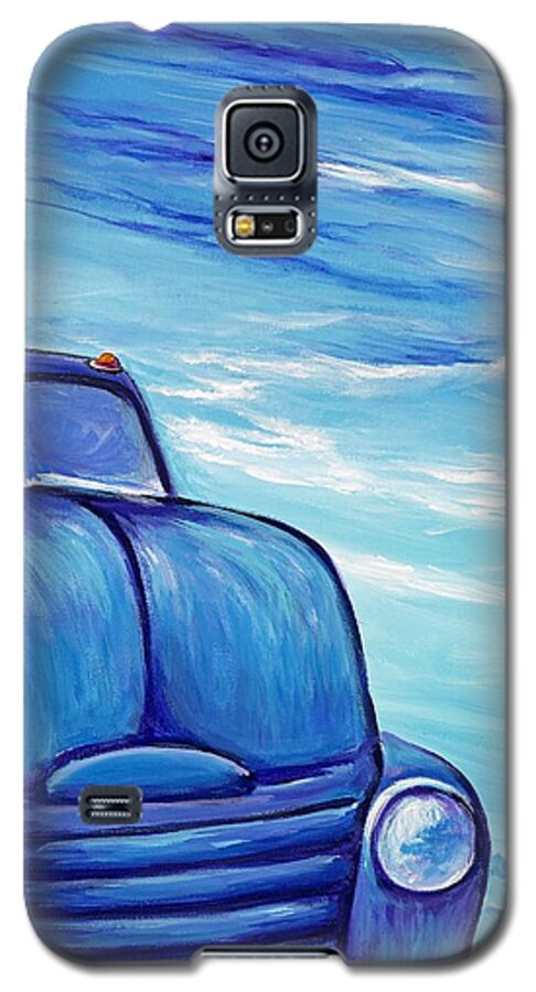 Coe Tow Truck Galaxy S5 Case featuring the painting COE Tow Truck by David Junod