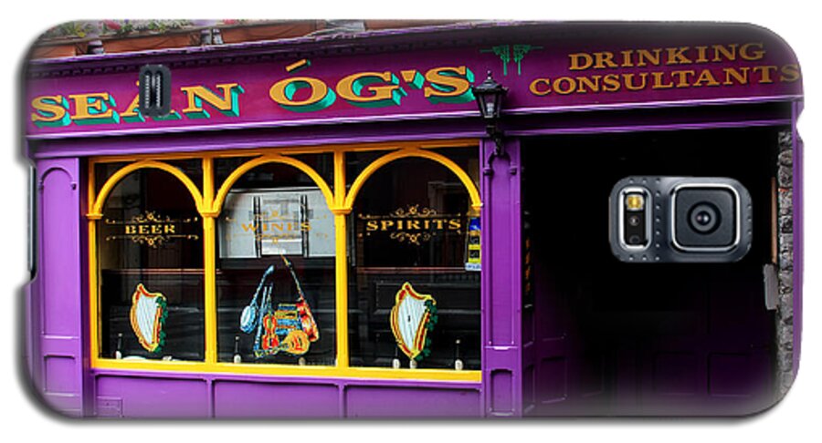 Pub Galaxy S5 Case featuring the photograph Colorful Irish Pub by Aidan Moran