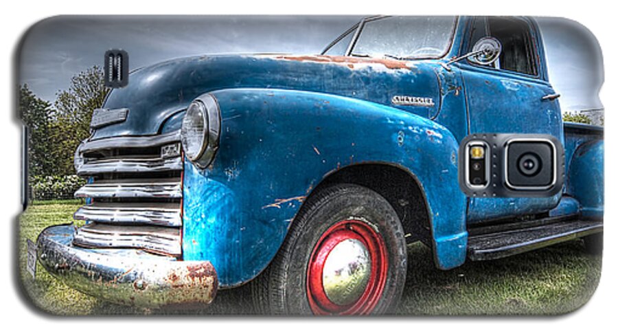 Chevrolet Truck Galaxy S5 Case featuring the photograph Colorful Workhorse - 1953 Chevy Truck by Gill Billington