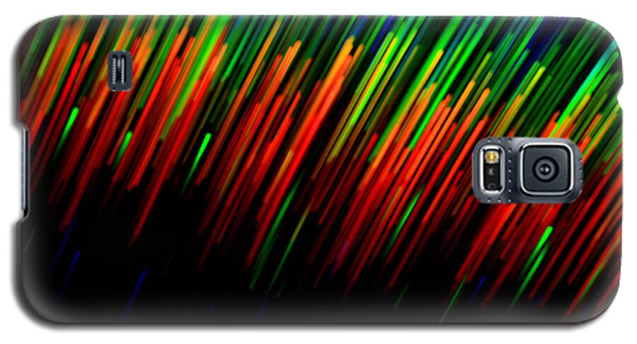 Abstract Galaxy S5 Case featuring the photograph Colour My World by Dazzle Zazz