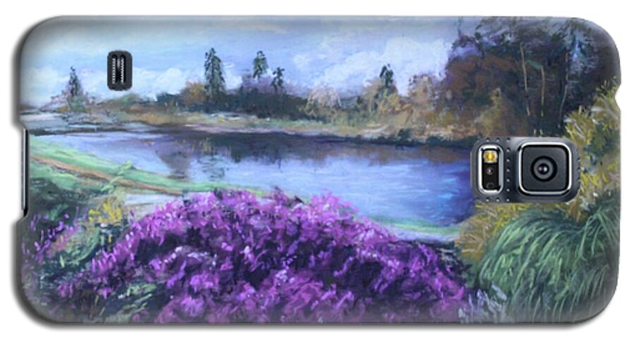 Irish Landscapes Galaxy S5 Case featuring the painting Cong Ireland by Melinda Saminski