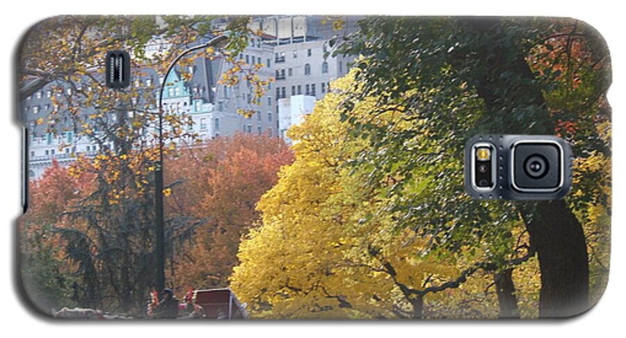 central Park Galaxy S5 Case featuring the photograph Country Ride in the City by Barbara McDevitt