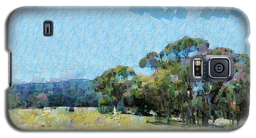 Australia Galaxy S5 Case featuring the digital art Country view by Fran Woods