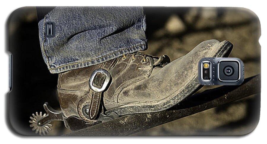 America Galaxy S5 Case featuring the photograph Cowboy Boots and Spurs by James Sage