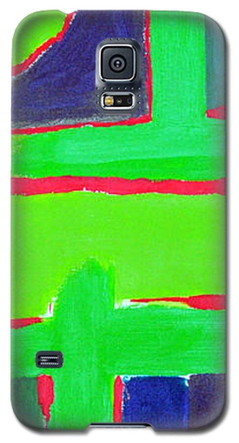 Catholic Galaxy S5 Case featuring the painting Crosses High Low by George D Gordon III
