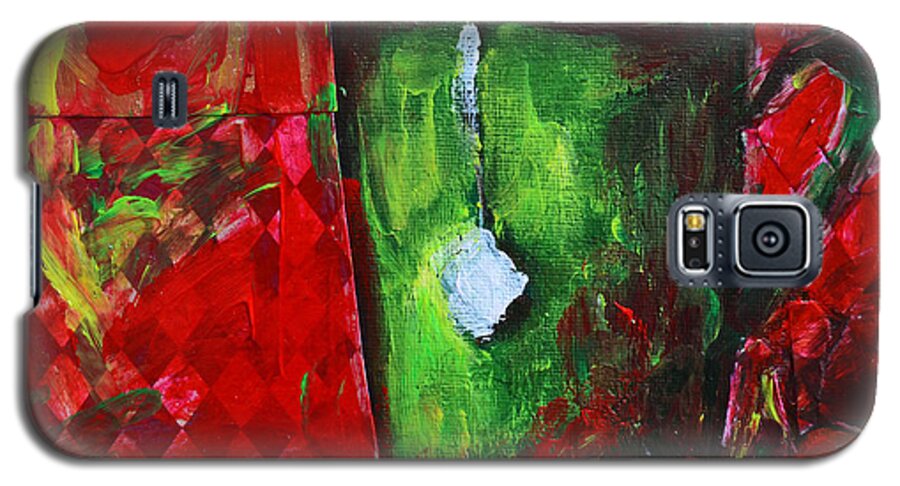 Food And Beverage Painting Galaxy S5 Case featuring the painting Cup of Tea No. 1 by Patricia Awapara