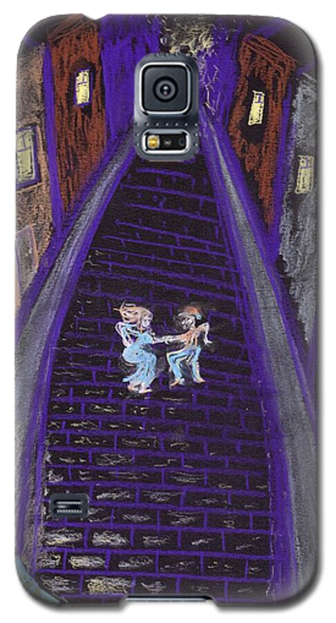 Jim Taylor Galaxy S5 Case featuring the painting Dancing in the Street by Jim Taylor