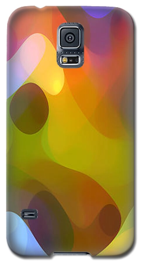 Bold Galaxy S5 Case featuring the painting Dappled Light Panoramic Vertical 3 by Amy Vangsgard