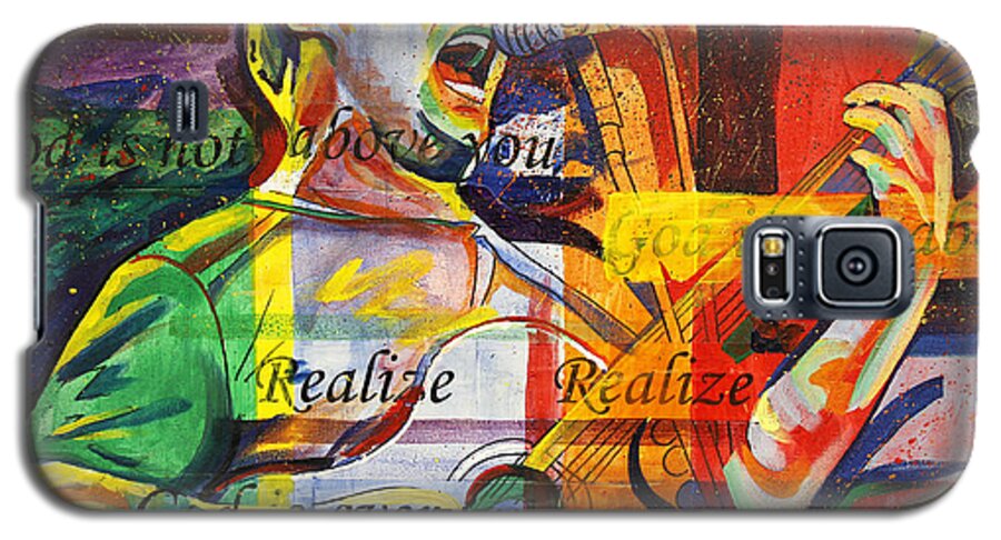 Dave Matthews Galaxy S5 Case featuring the painting Dave Matthews-Bartender by Joshua Morton